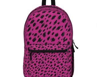 Backpack, Pink Backpack, Kids Backpack, Adult Backpack, Unique Backpack, Travel Backpack, Cute Backpack, Aesthetic Backpack, Knapsack