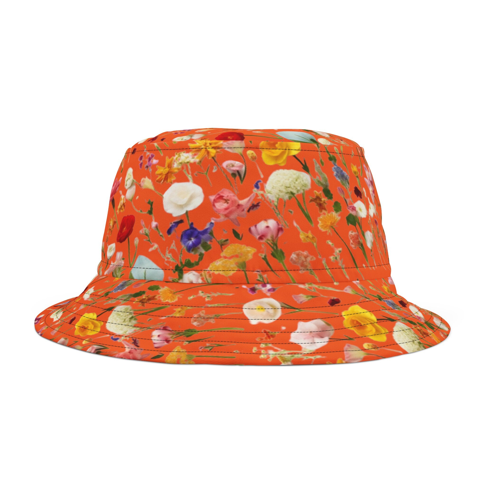 DEW E DEW E☆FLOWER BUCKET HAT ☆ITZY ユナ着用☆人気☆【DEW E DEW E】☆FLOWER BUCKET HA.T