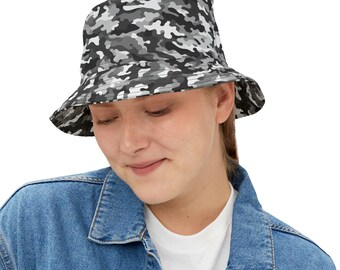 Cappello mimetico, cappello da trekking, cappello a secchiello