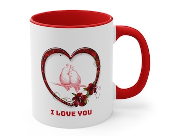 I Love You Coffee Mug, I Love You Mug, Romantic Mug, Valentine Mug, Wife Anniversary Gift, Girlfriend Anniversary Gift, Birthday Mug Gift