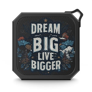 Blackwater Outdoor Bluetooth Speaker, Outdoor, Bluetooth Speaker, Vintage Design, Inspiring Badge, Uplifting Message, Portable Speaker, Gift