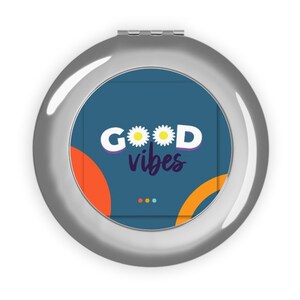 Espejo de viaje compacto, espejo de maquillaje, espejo de viaje, espejo de bolsillo, regalo de vacaciones, regalo de amigo, regalo del día de la madre, regalo para mujeres, regalo de esposa