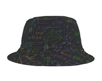 Bucket Hat, Math Bucket Hat, Unique Bucket Hat, Trendy Bucket Hat