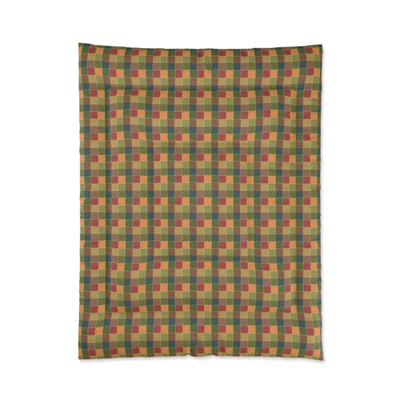 Patchwork Printed Comforter, Patchwork Pattern Comforter, Patchwork Comforter, Geometric Comforter, Unique Comforter, Trendy Comforter image 7