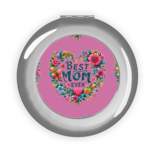 Espejo de viaje compacto, espejo de maquillaje, espejo de viaje, espejo de bolsillo, regalo de vacaciones, regalo de amigo, regalo del día de la madre, regalo para mujeres, regalo de esposa