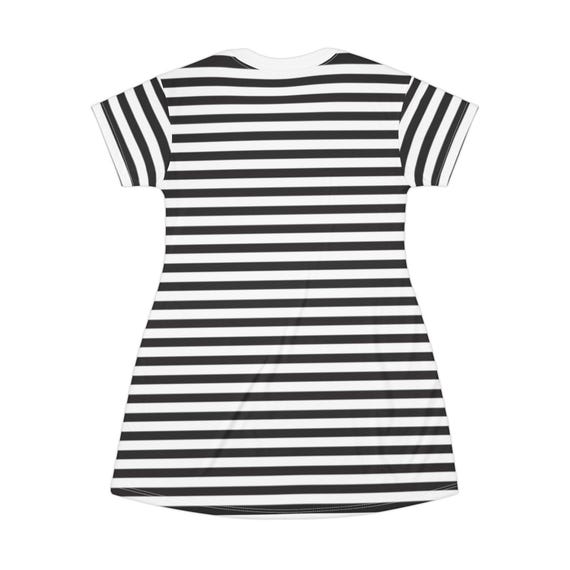 princess polly baby blue dress black and white striped dress: Dresses For Women main image 0