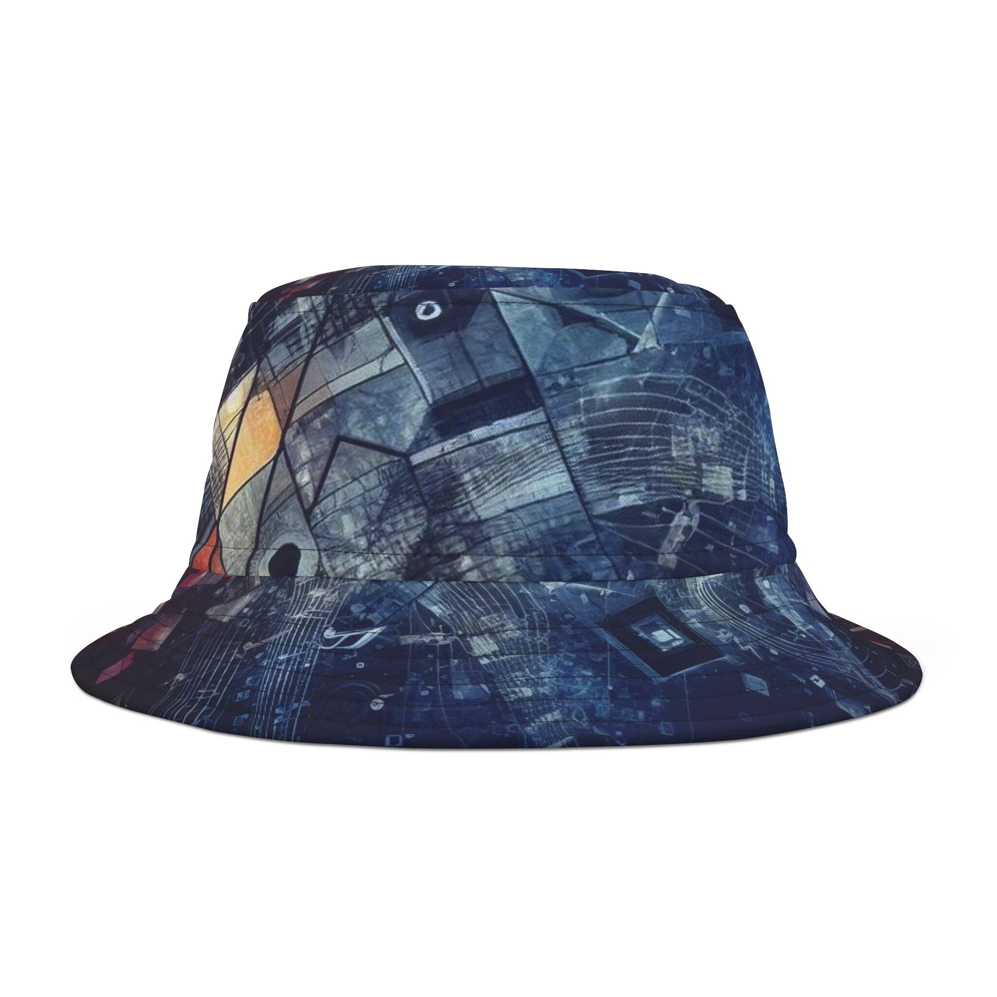 韓國◆BOONIE BLUE BUCKET HAT◆[AWESOMENEEDS] Waterproof Bucket Rain Hat for Men Women Wide Brim Sun