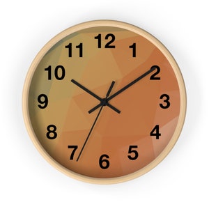 Minimalistische Wanduhr, Minimalistische Uhr, Bunte Uhr, Einzigartige Wanduhr, Moderne Wanduhr, Wohnzimmer Uhr, Coole Uhr, Süße Uhr