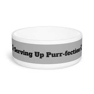 Cat Bowl, Pet Bowl, Cat Dish, Kitty Food Bowl, Stylish Cat Dish, Cat Gift, Kitten Bowl, Premium Cat Feeding, Feline Dining, Kitten Dish