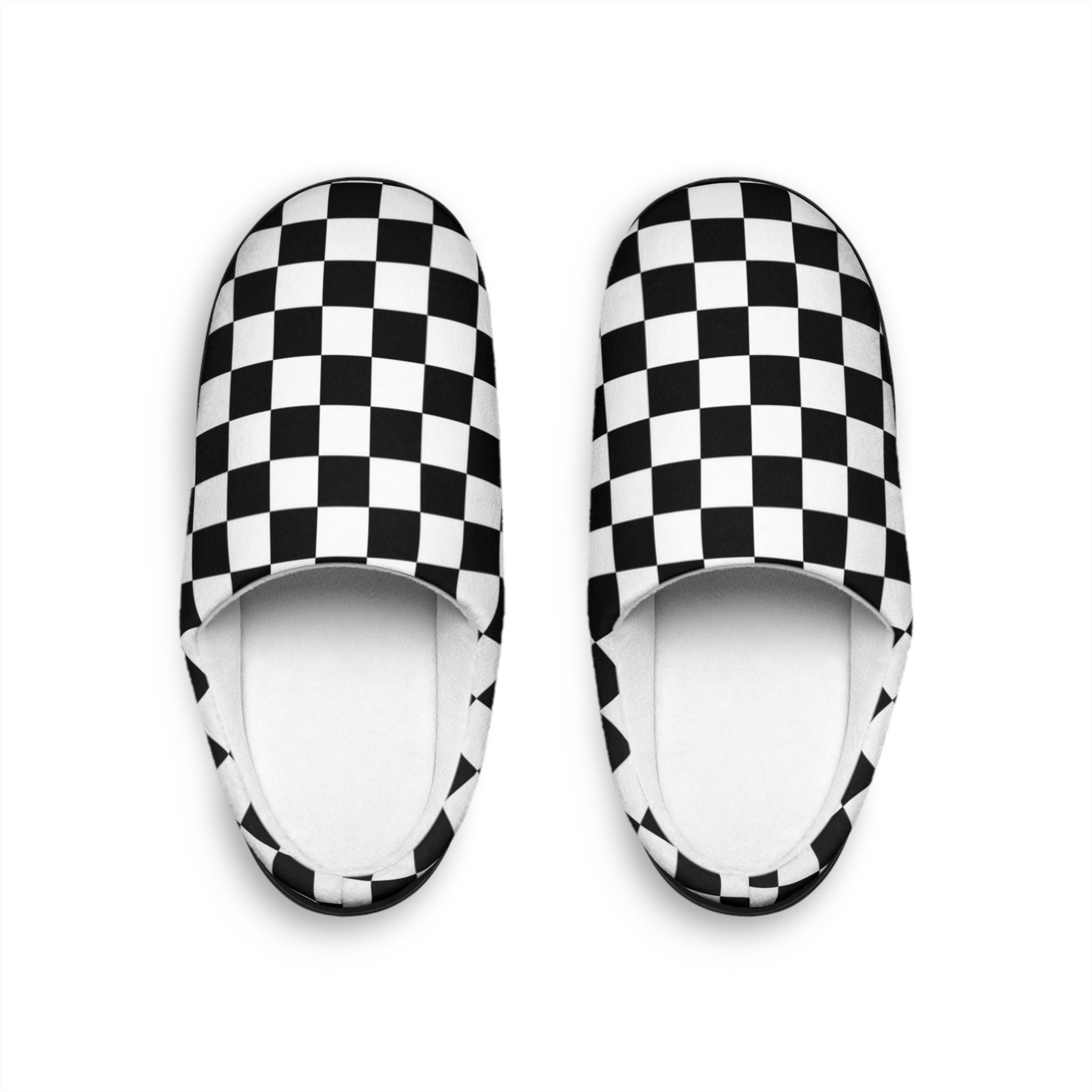 Men's Indoor Slippers, Checkered Slippers, Cute Slippers, House Shoes, Cozy Slippers, Comfy Slides, Bedroom Slippers, Warm Slippers, Gifts