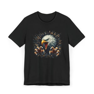 Eagle T Shirt, Unisex Eagle T Shirt, Eagle Shirt, Eagle Graphic Tee, American Bald Eagle Shirt, Bald Eagle Shirt, Bird Shirt, Animal Shirt