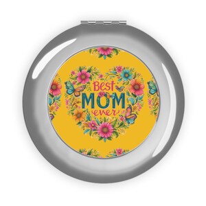 Espejo de viaje compacto, espejo de maquillaje, espejo de viaje, espejo de bolsillo, regalo de vacaciones, regalo de amigo, regalo del día de la madre, regalo para mujeres, regalo de esposa