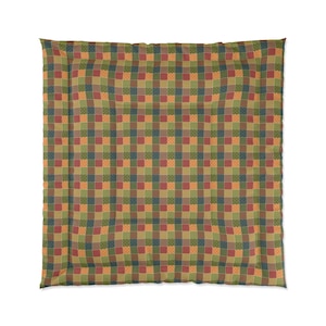 Patchwork Printed Comforter, Patchwork Pattern Comforter, Patchwork Comforter, Geometric Comforter, Unique Comforter, Trendy Comforter image 8