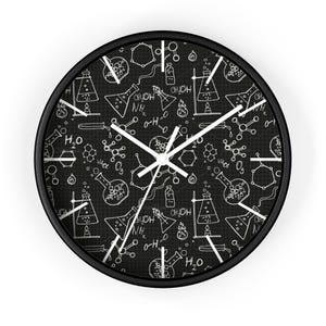 Chemie Uhr, Lab Tech Uhr, Chemische Labor Uhr, Einzigartige Wanduhr, Kinder Uhr, Chem Lehrer, Moderne Wanduhr, Klassenzimmer Uhr, Coole Uhr