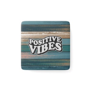 Positive Vibes Magnet, Inspirational Magnet, Locker Decor, Cubicle Decor, Decorative Magnets, Cool Magnet, Cute Magnet, Motivational Magnets