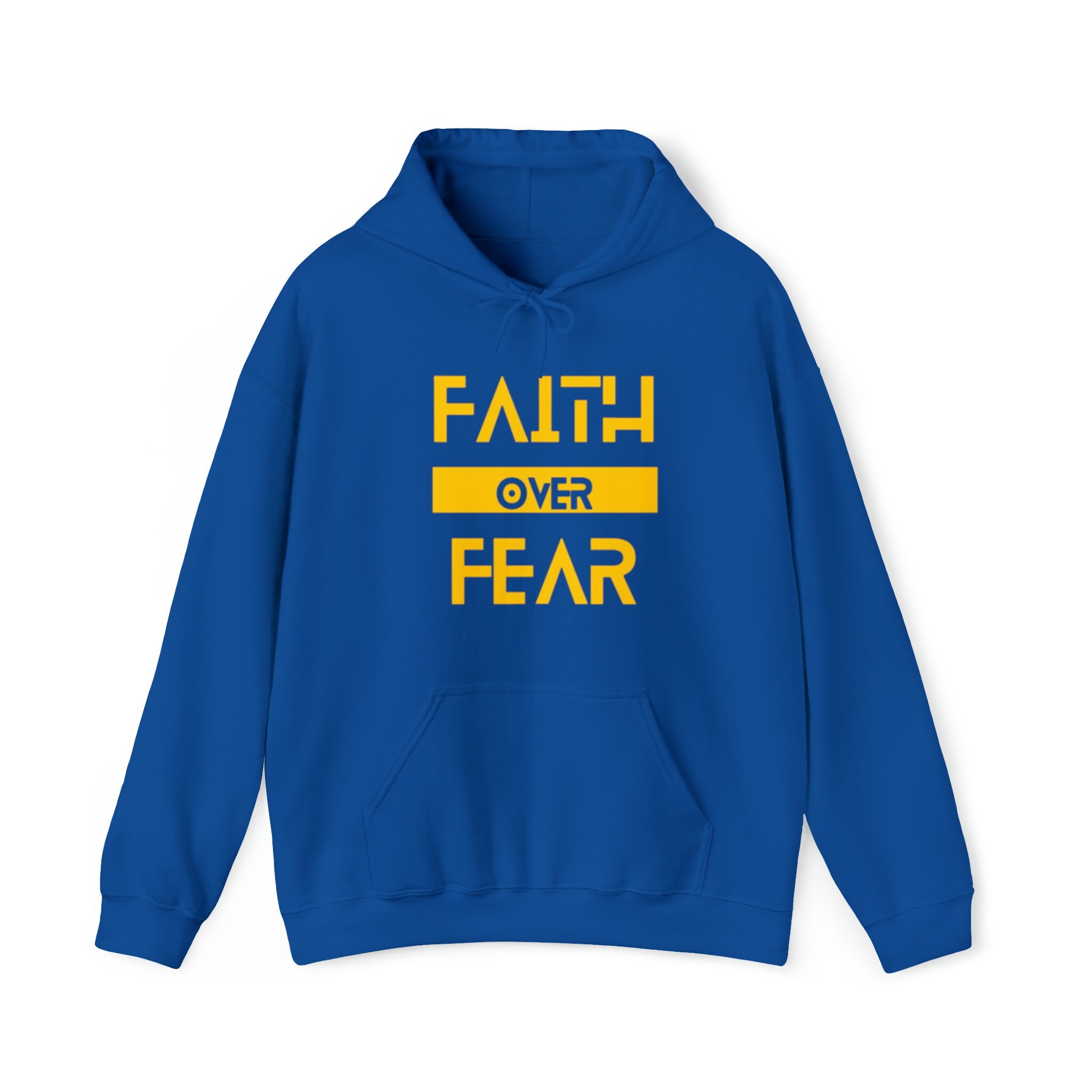 Faith Over Fear Hoodie, Motivational Hoodie, Empowered Hoodie ...