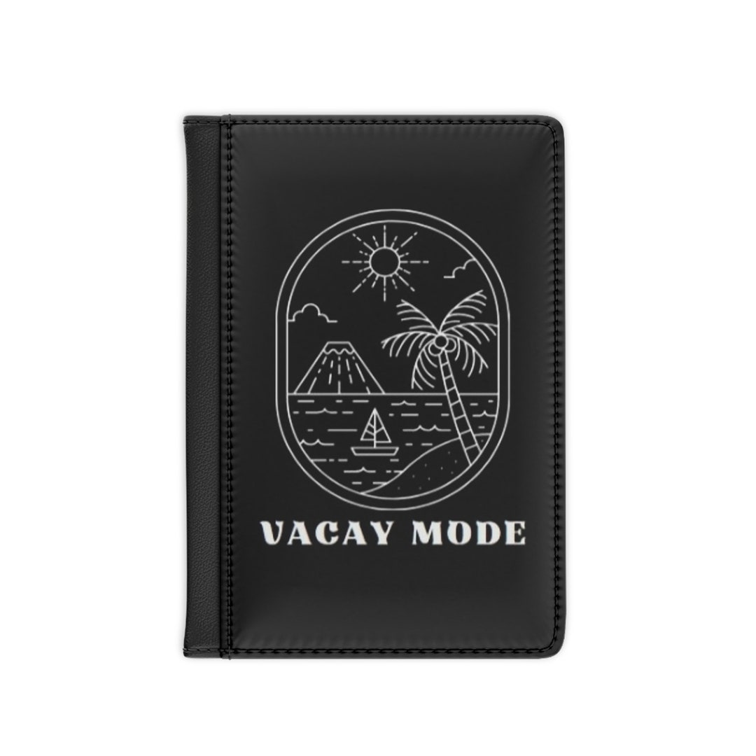 Passport Cover, Black Passport Cover, Passport Holder, Passport Case