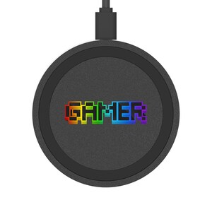 Quake Wireless Charging Pad, Wireless Charging Pad, Wireless Charger, Wireless Phone Charger, Wireless Phone Charging Pad, Gamer Gift