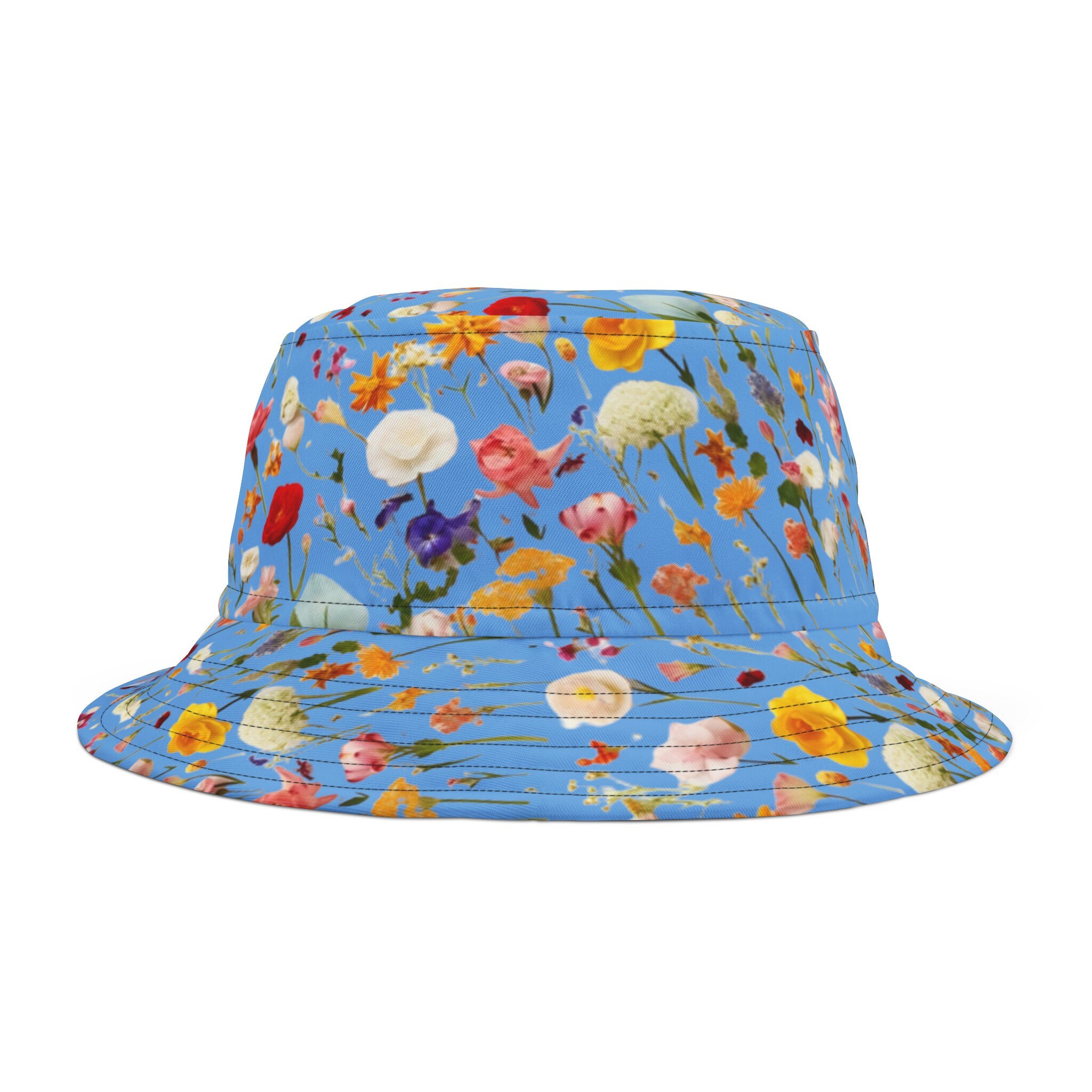 Bucket Hat, Flower Bucket Hat, Floral Bucket Hat, Rave