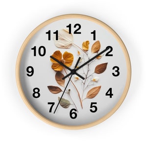 Wall Clock, Decorative Wall Clock, Modern Clock, Unique Wall Clock, Kitchen Wall Clock, Office Wall Clock, Round Clock, Wall Clock Art