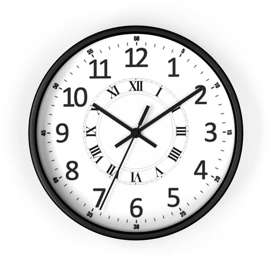 せんじん 様DOUBLE FACE WALL CLOCK BLACK Amazon.com: Dulton S82429BK Double Face Wall Clock Black
