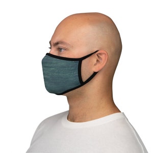 Mask, Face Mask,  Face Mask with Filter Pocket, Face Mask for Adult, Two Layers Face Mask, Teal Color Mask, Fitted Polyester Face Mask