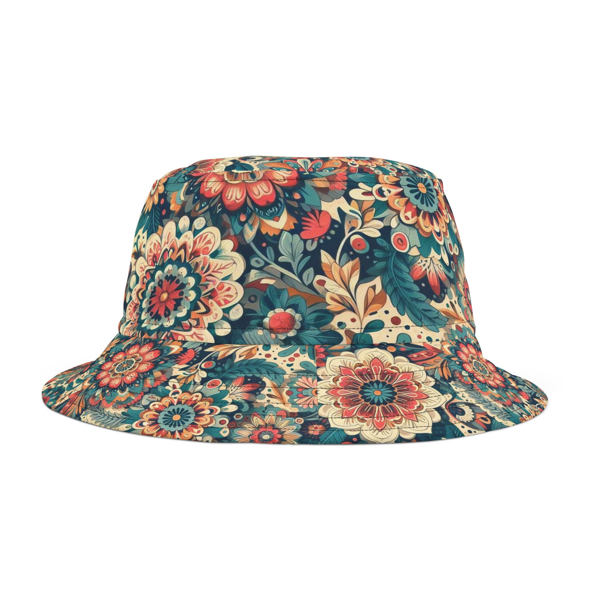 帽子 Mame Floral embroidered bucket hat Mame Kurogouchi マメ クロゴウチ Floral Embroidered Bucket