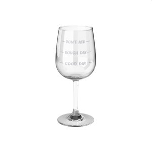 Copa de vino a escala de estado de ánimo, copa de vino divertida, copa de vino de tallo, copa de vino linda, cristalería de vino, copas, cristalería única, regalo para los amantes del vino