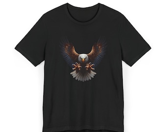 Unisex Eagle T Shirt, Eagle Shirt, Eagle Graphic Tee, American Bald Eagle Shirt, Bald Eagle Shirt, Bird Shirt, Animal Shirt, Nature Shirt