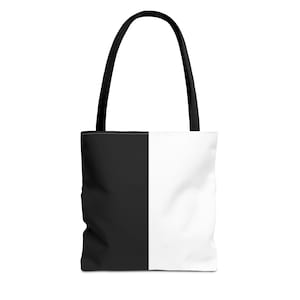 Schwarzweiß-Einkaufstasche, schicke Einkaufstasche, Mode-Einkaufstasche, stilvolle Einkaufstasche, Arbeit-Einkaufstasche, einzigartige Einkaufstasche, Schultertasche, abstrakte Einkaufstasche
