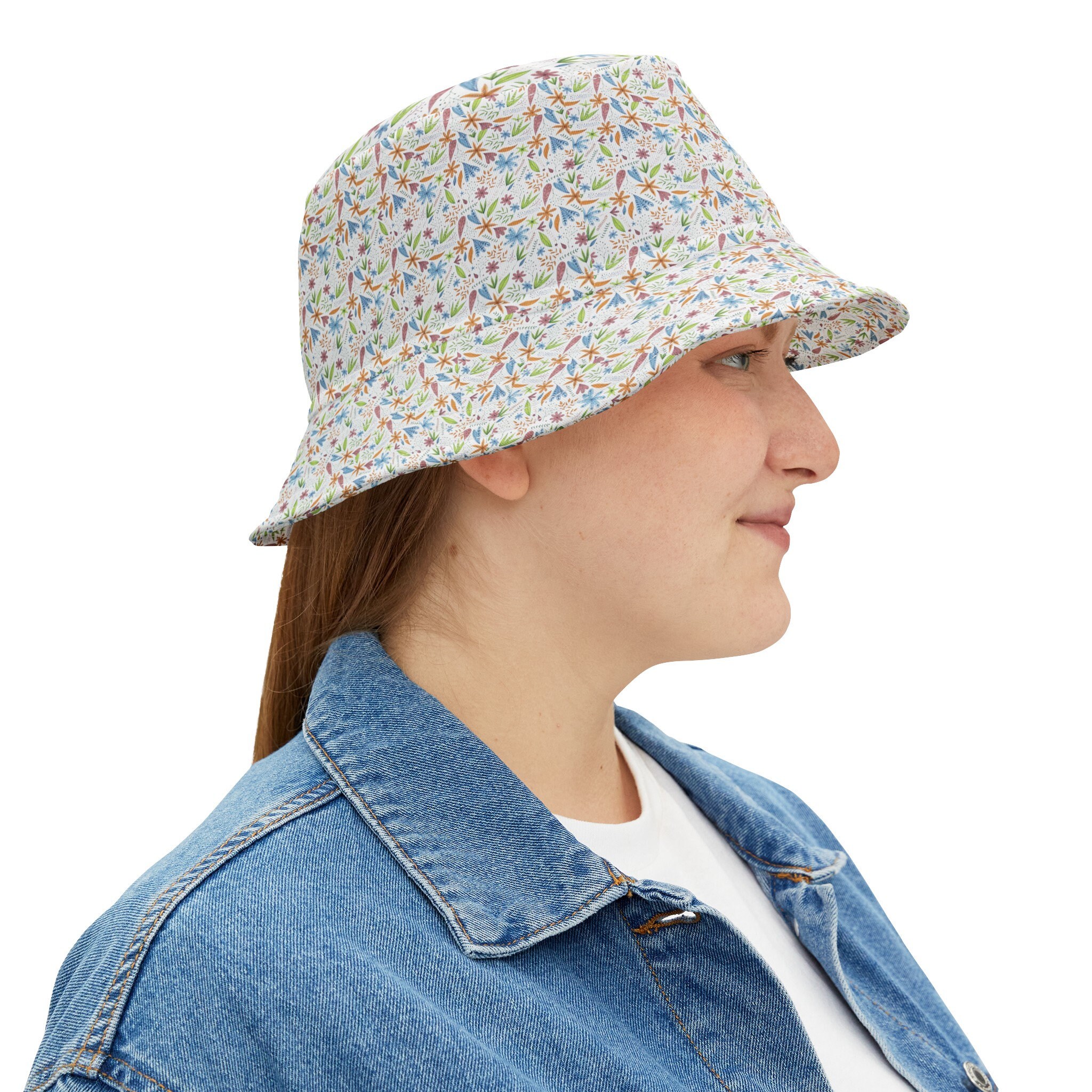 [KOOKEESEE] ★ Flower bucket hat Bucket Hat, Flower Bucket Hat, Floral Bucket Hat, Rave