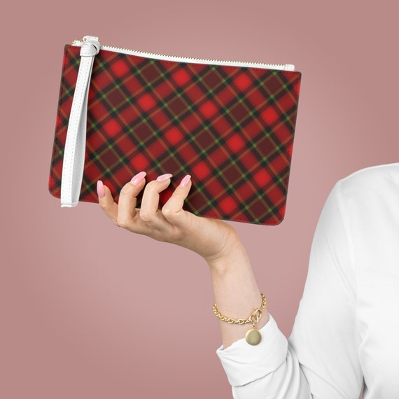 Plaid clutch deals
