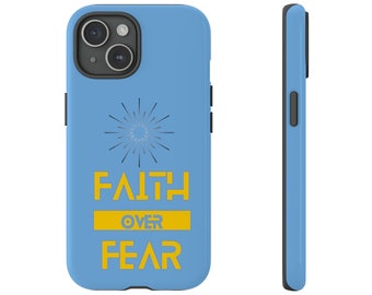 Faith Over Fear Phone Case, Christian Phone Case, Cell Phone Cover,  Cellphone Case, Phonecase, Cool Phone Case, Cell Phone Case, Phone Case