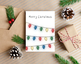 Lights 'Merry Christmas' Card