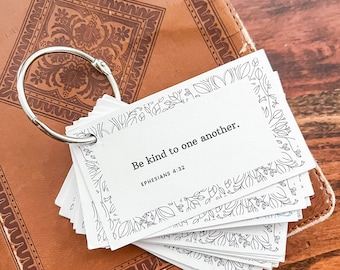 Memory Bible Verse Cards Digital Download