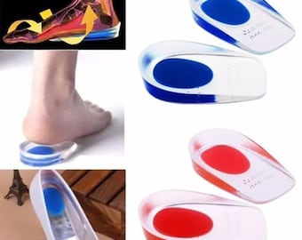 Heel Comfort Insole Heel Planters Relief for Aching Heels Him and Her Gift Pain Relief Planter Gel Insole Pair