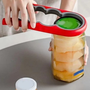 Jar Opener Rubber 4 In 1 Lid Bottle Cap opener Twister Remover Kitchen Tool