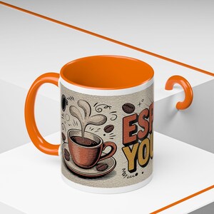 Funny Coffee Mug – Espresso Yourself Mug, Coffee Lover Gift, Barista Pun Mug, Unique Gift for Friends