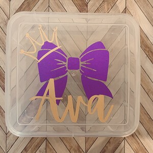 Cheer Bow Storage Box