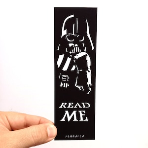 Vader die-cut bookmark