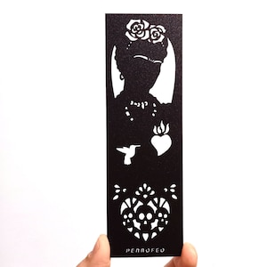 Frida die-cut bookmark