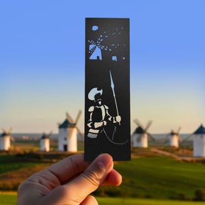 Don Quijote — marcapáginas troquelado