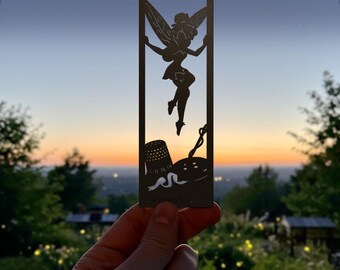 Tinker Bell — die-cut bookmark