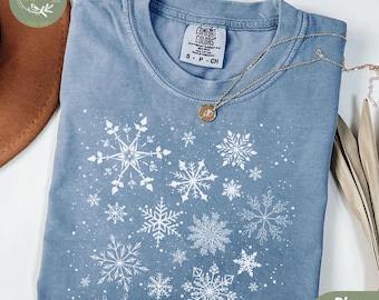 Comfort Colors Shirt Snow Shirt Cozy Season Shirt Winter Wonderland Ski Shirt Xmas Shirt Christmas Tshirt Holiday Shirt Matching Christmas