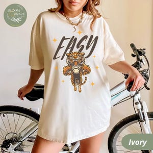 Easy Tiger Graphic Tee: Retro Comfort Colors Unisex Shirt