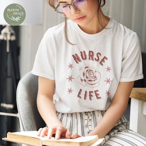 Nurse Life Country Style Shirt,Appreciation Gift for Nurse,New Nurse Gift,Nursing Student Tee,RN Western Style TShirt,Graduation Gift Nurse