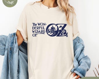 Maglietta vintage del Mago di Oz: Comfort Colors Book Title Tee