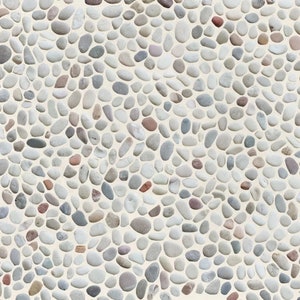 Mini Colour Pebble Natural Stone Mosaic Wall and Floor Tile (12&quot;x12&quot;) 11 tiles per case