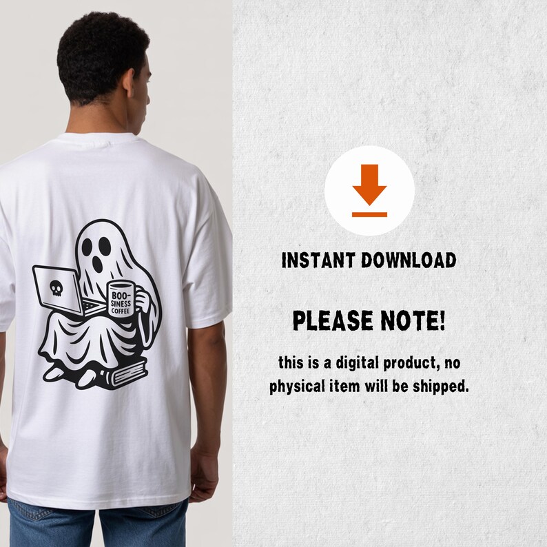 Ghost Using Computer Svg Funny Halloween Ghost SVG Bundle: Cricut & Silhouette Designs (digital ...