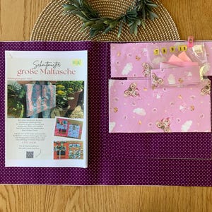 Princess DIY sewing kit children&#39;s painting bag DIN A4 • Sewing kit with illustrated instructions • Unique sewing • Gift idea for children • Sewing project